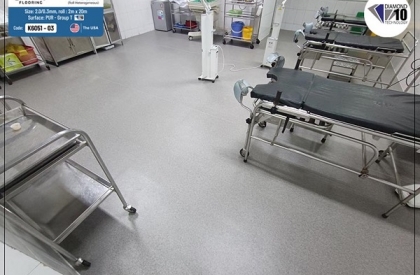 Sàn Vinyl Y Tế Cao Cấp Armstrong: Kháng Khuẩn Chuẩn Quốc Tế